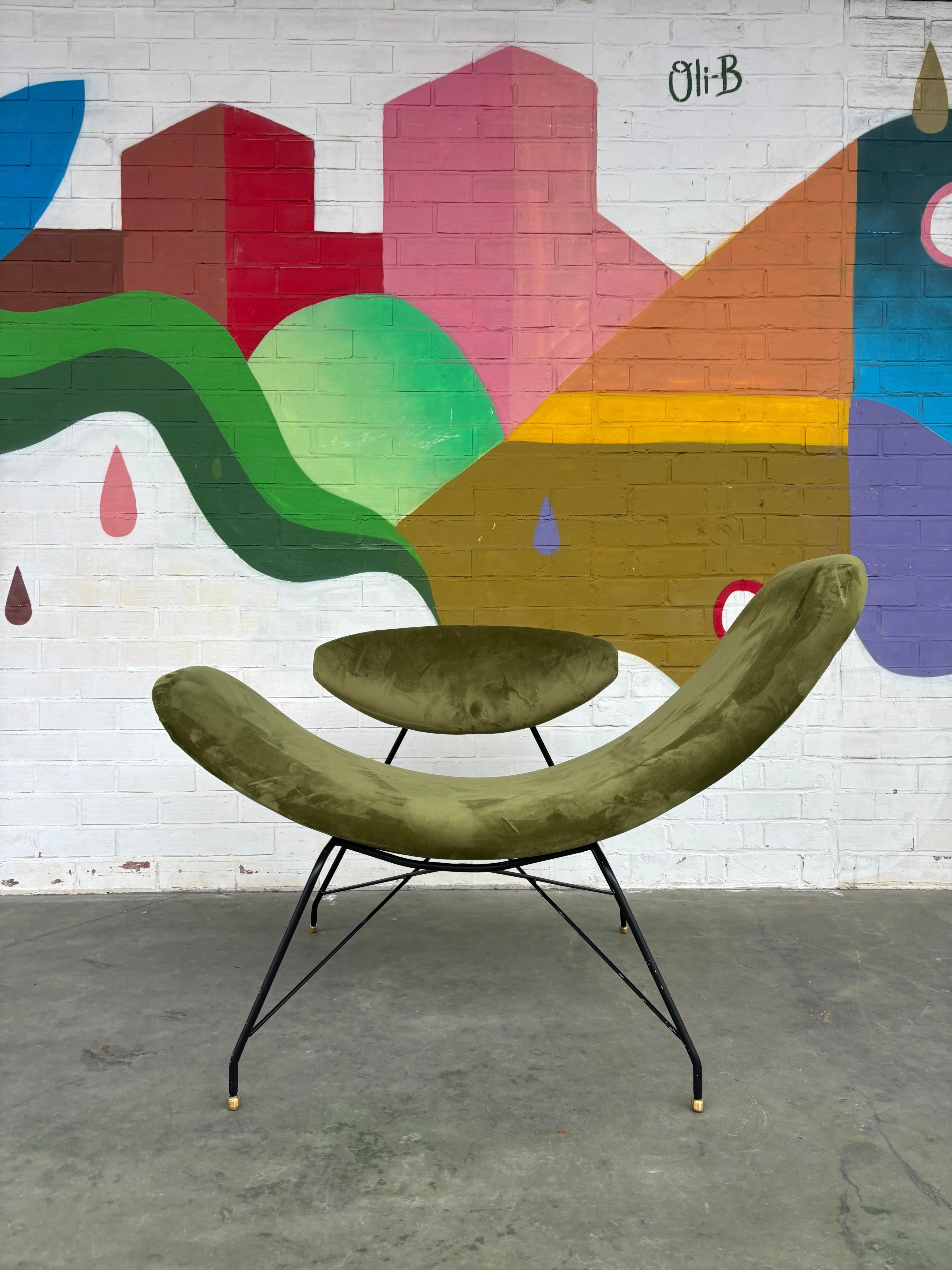 Mid-Century Modern Reversivel chair by Carlo Hauner and Martin Eisler For Sale