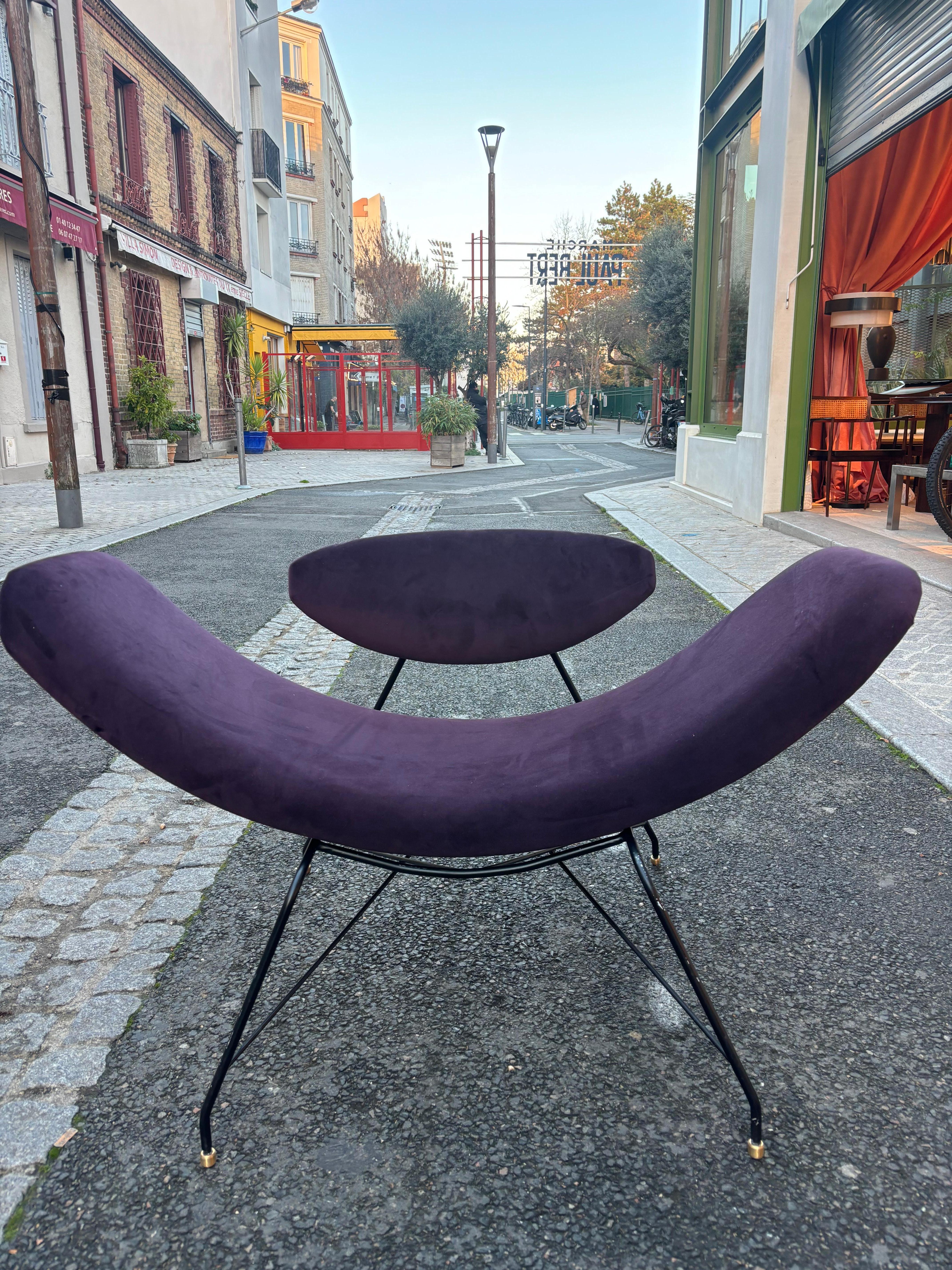 Mid-Century Modern Chaise Reversivel de Carlo Hauner et Martin Eisler en vente