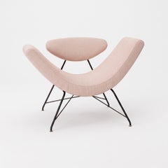 „Reversível“ – Verwandelbarer Lounge-Sessel — Martin Eisler für Tacchini – Rosa