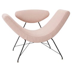 „Reversível“ – Verwandelbarer Lounge-Sessel — Martin Eisler für Tacchini – Rosa