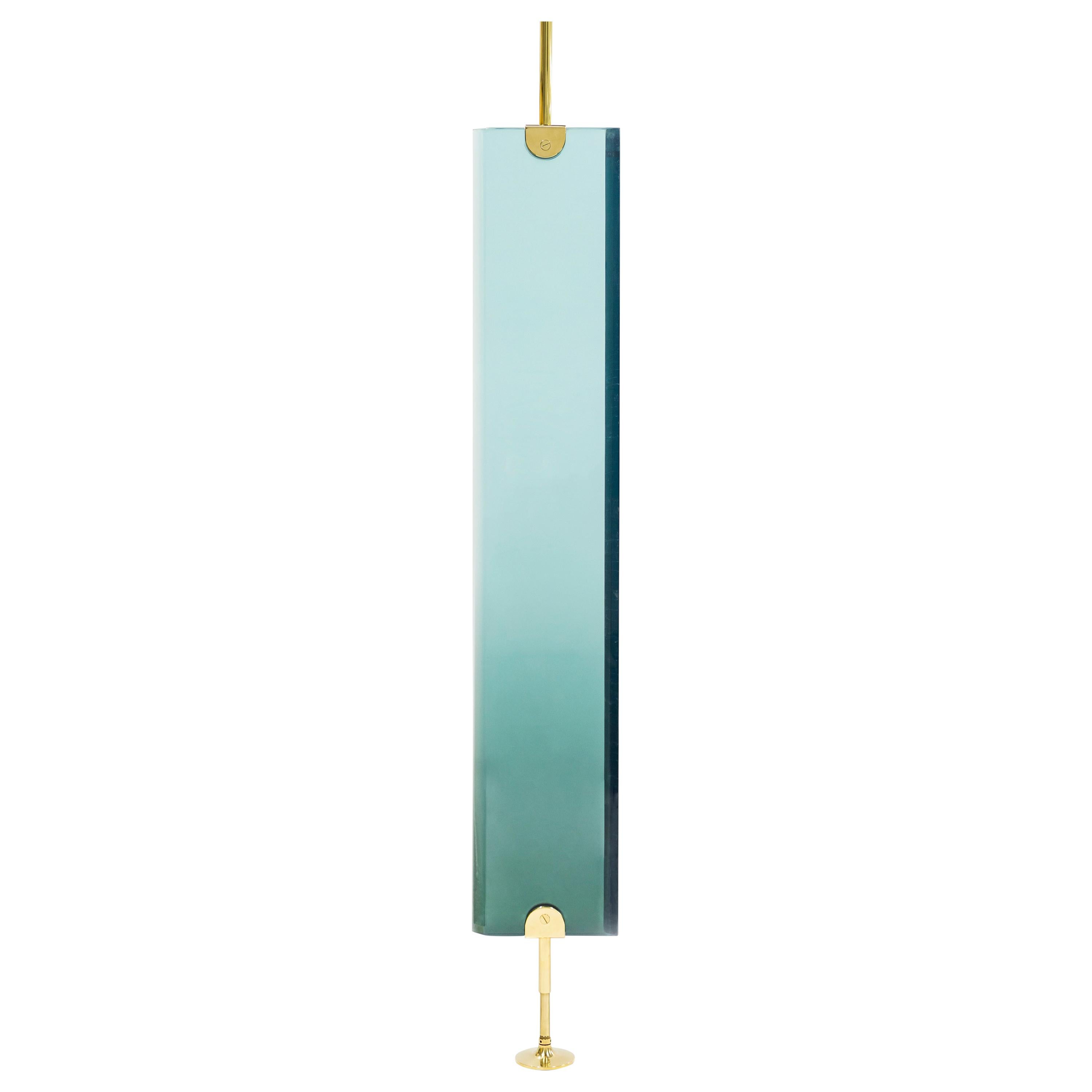 Reverso Separè Jade by Draga&Aurel Resin and Brass, 21st Century For Sale
