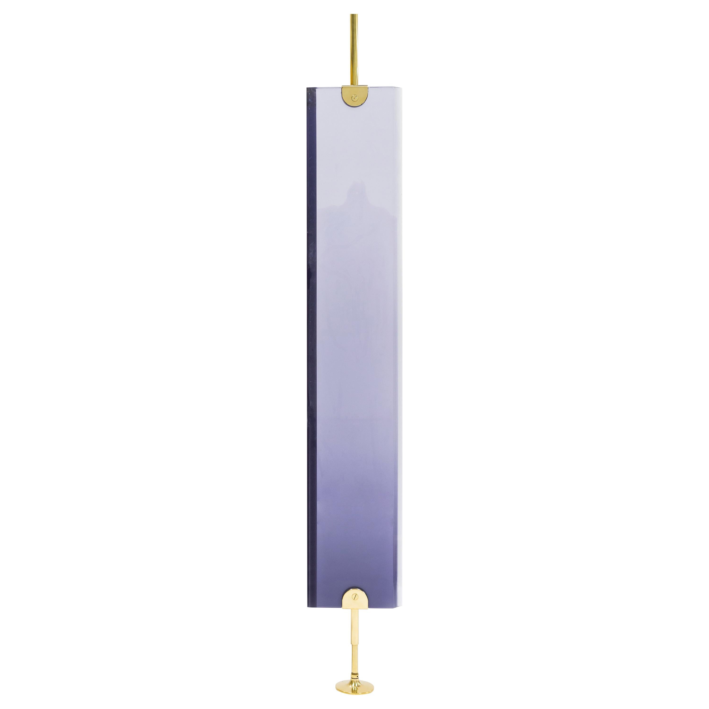 Reverso Separè Light Violet by Draga&Aurel Resin and Brass, 21st Century For Sale
