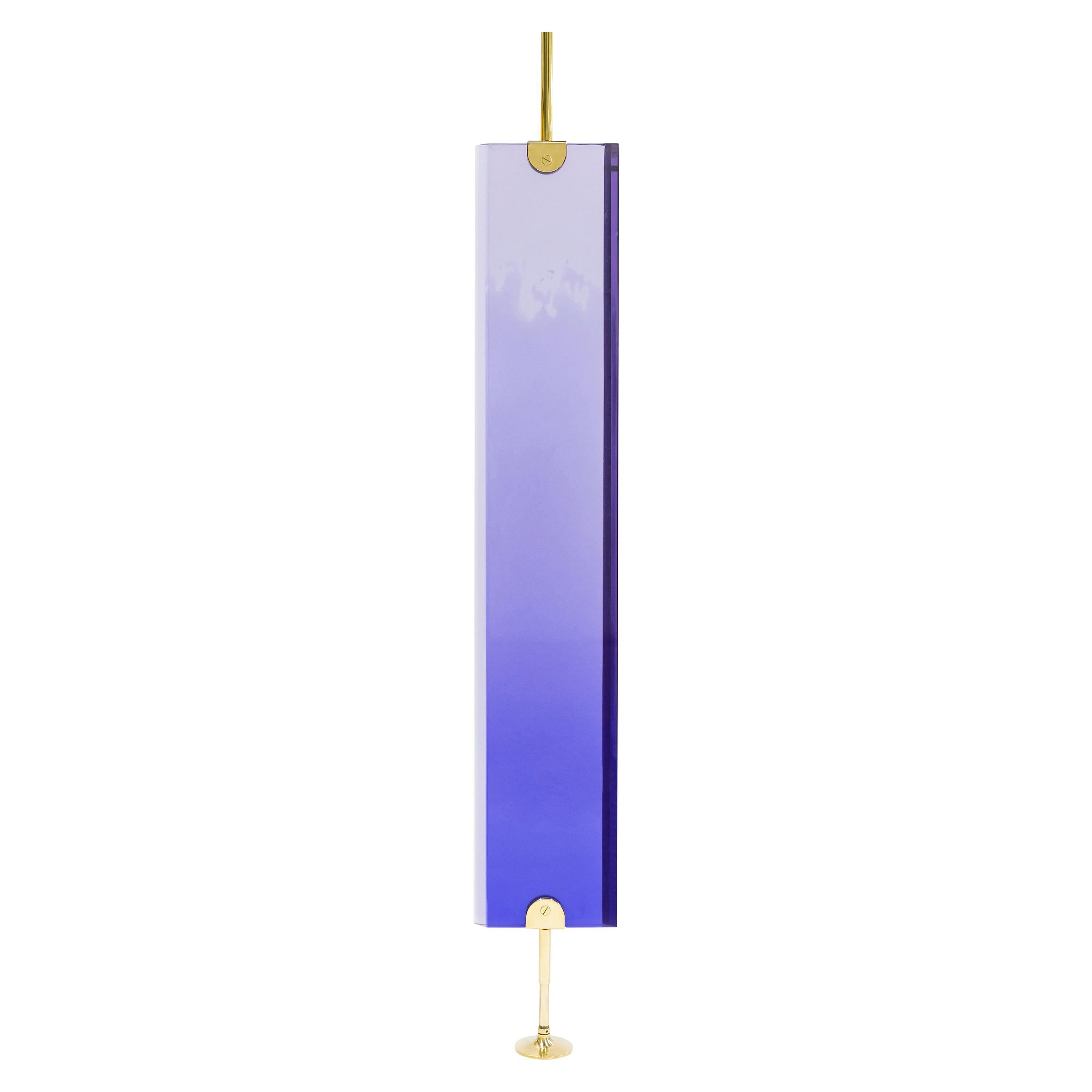 Reverso Separè Violet by Draga&Aurel Resin and Brass, 21st Century For Sale