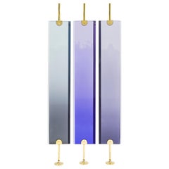 Reverso Separè Steel by Draga&Aurel Resin and Brass, 21st Century