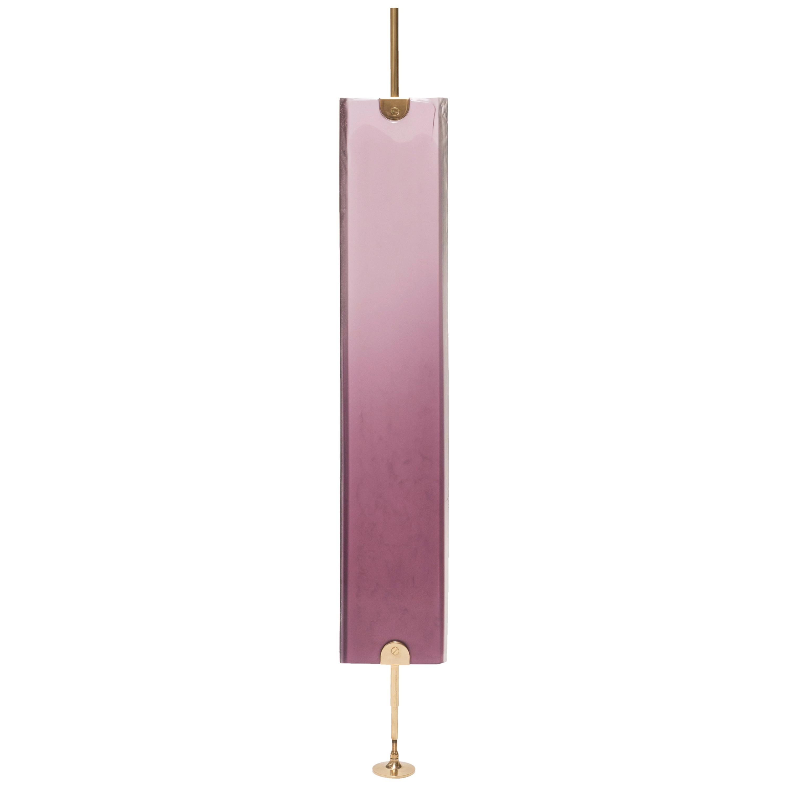 Reverso Separè REd Violet by Draga&Aurel Resin and Brass, 21st Century For Sale
