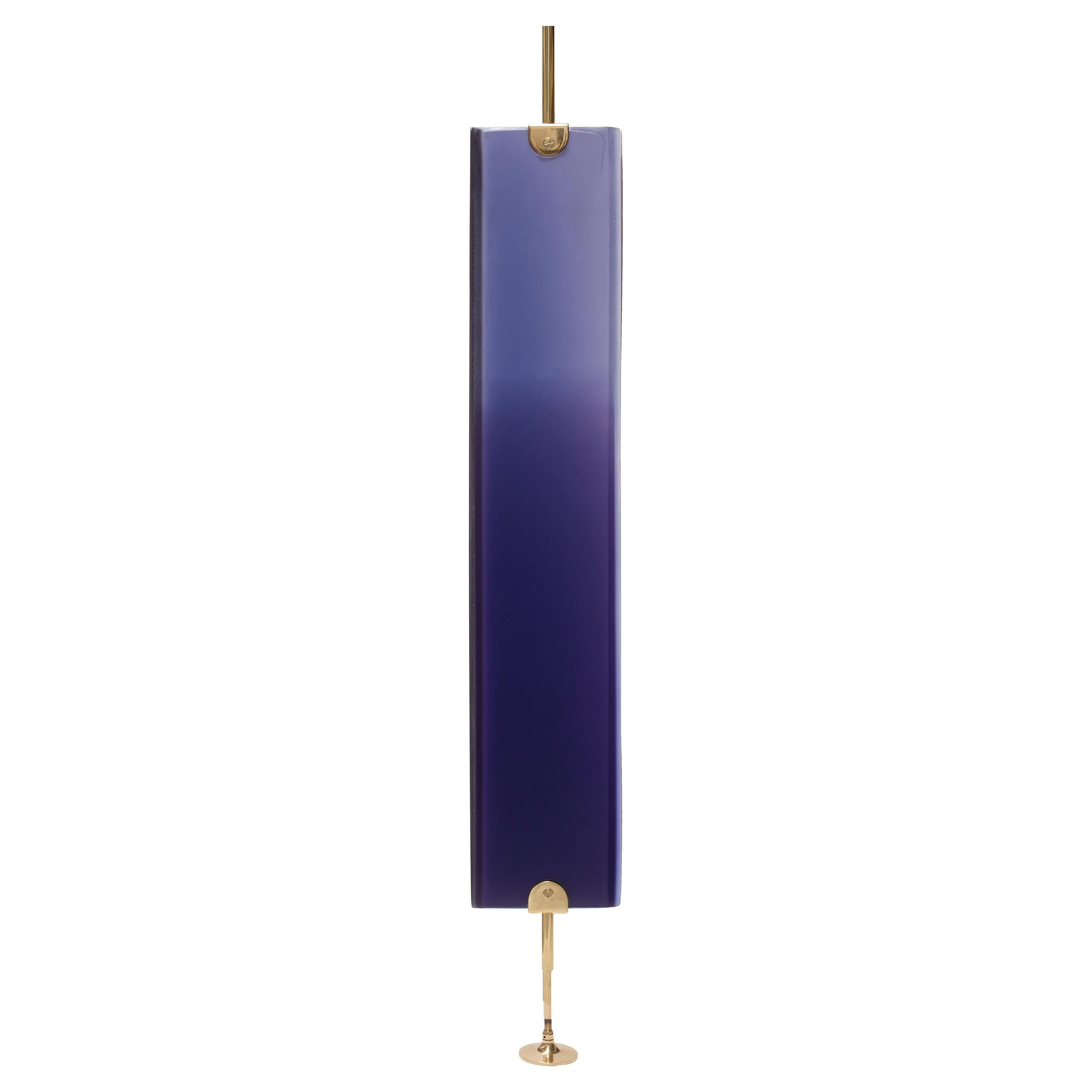 Reverso Separè Blue Shades by Draga&Aurel Resin and Brass, 21st Century For Sale