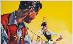 Revest, Original Vintage Poster, Canary Islands, Paquet Liner, Flamenco, 1950