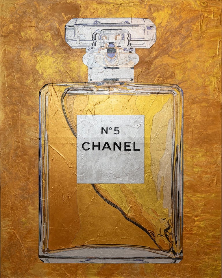 Chanel No 5 Painting - 27 For Sale on 1stDibs  chanel painting, chanel  number 5 painting, chanel no 5 artwork