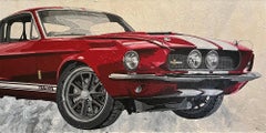 Classic Shelby GT500 - Still Life Vehicle Painting by Revi Ferrer