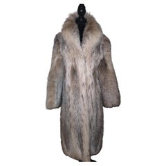 Revillion lightweight lynx fur coat size 6/S