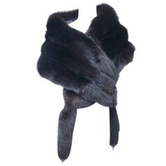 Louis Vuitton Rabbit Fur Scarf - For Sale on 1stDibs