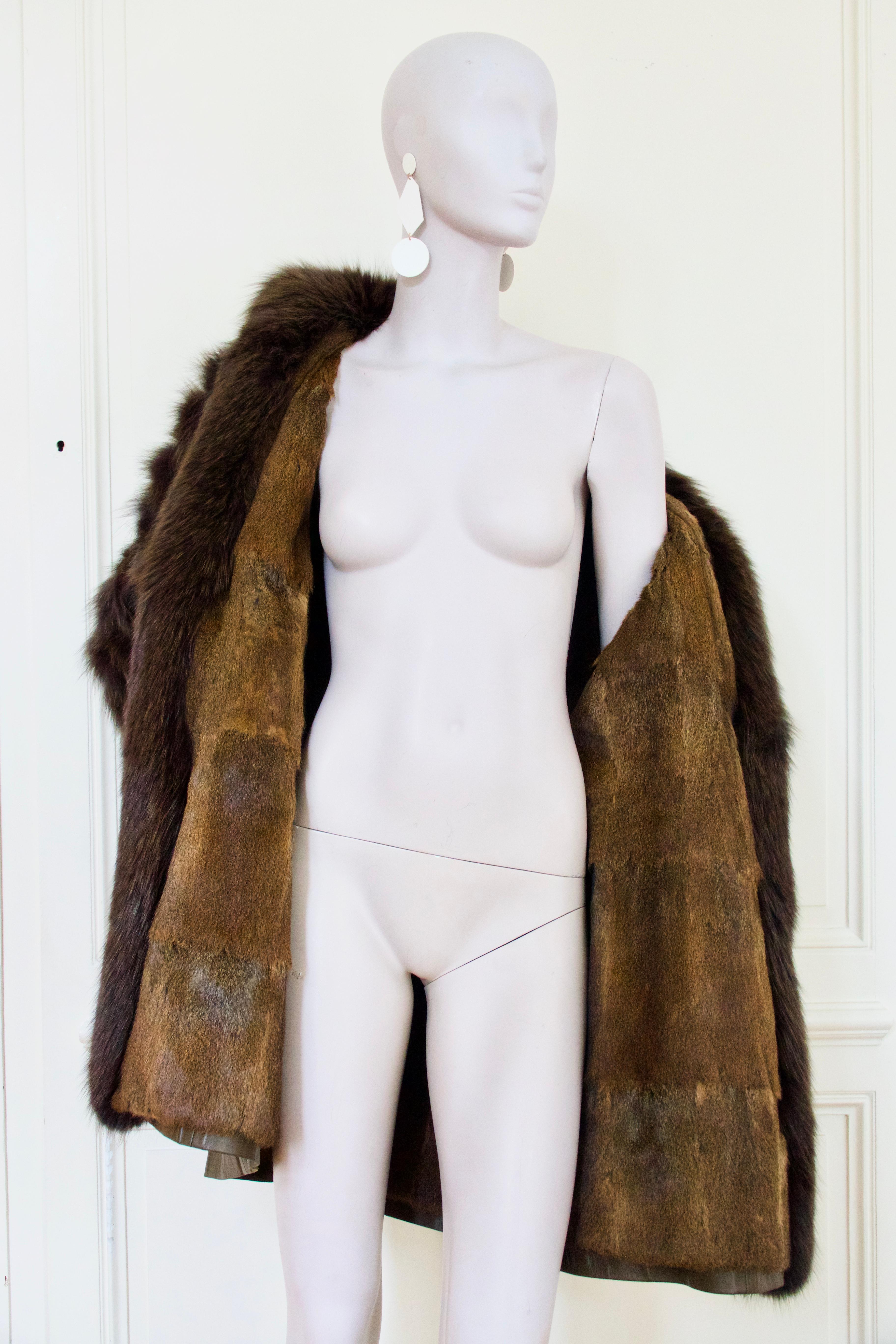 Révillon Boutique, Manteau de fourrure, Début des années 2000 en vente 5