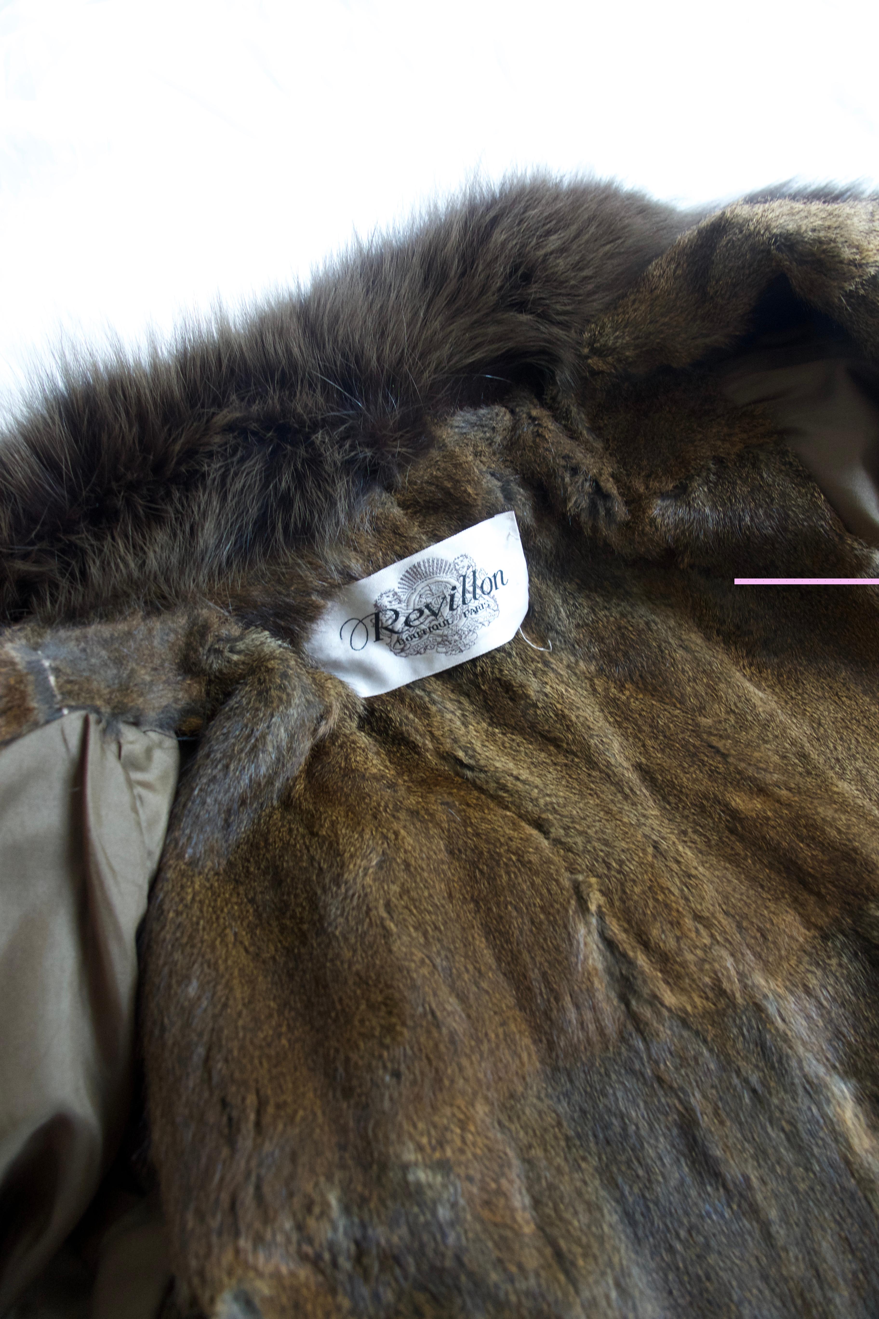 Révillon Boutique, Manteau de fourrure, Début des années 2000 en vente 6