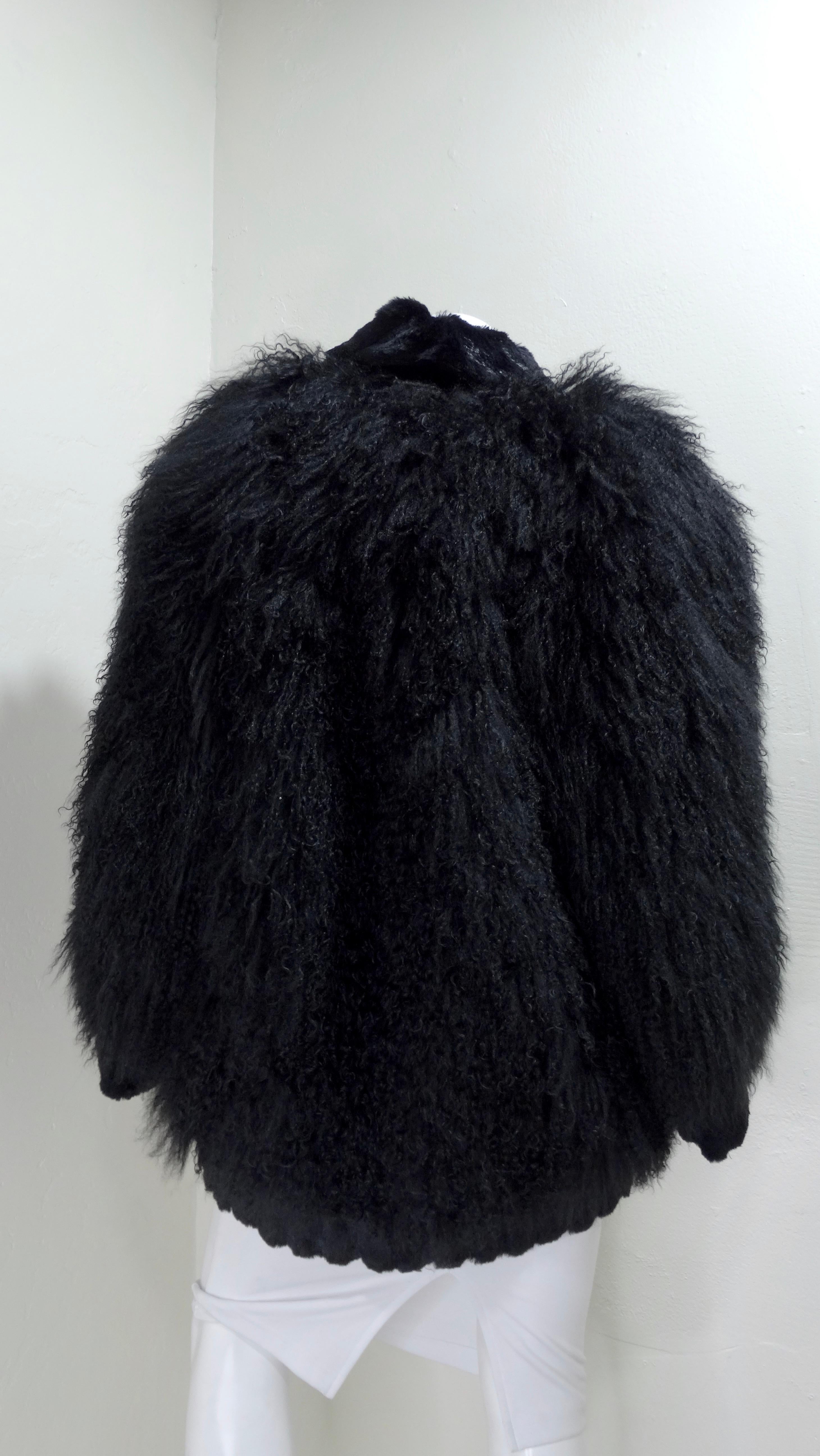 mongolian lamb coat