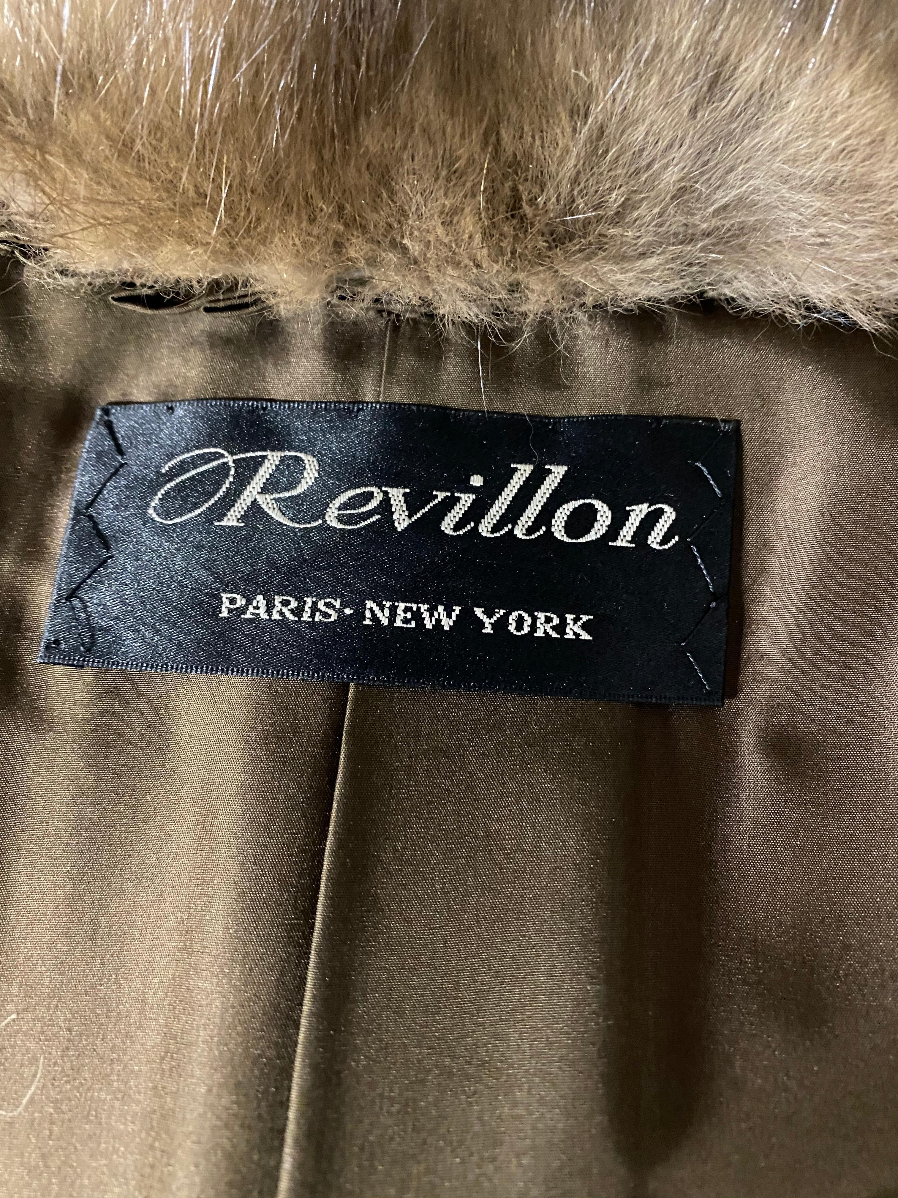 Women's or Men's Revillon Paris- New York Sable Fur Coat For Sale