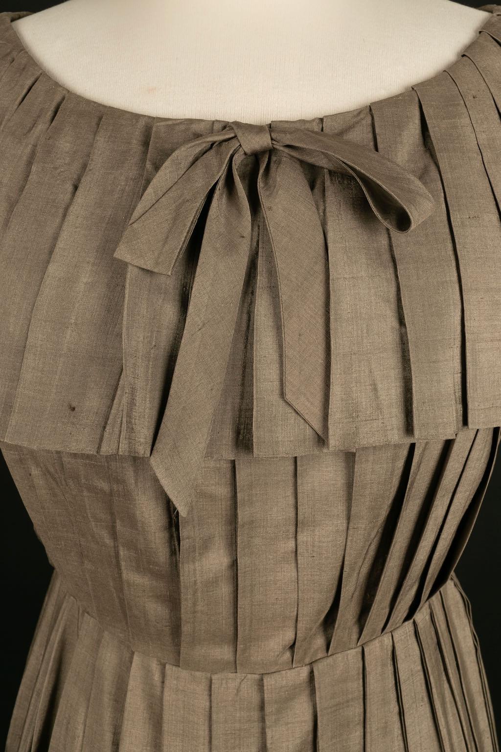 Revillon silk dress For Sale 2