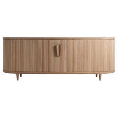 Revised Amberley Low – solid oak buffet/ credenza/ sideboard
