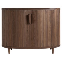 Revised Amberley Low – solid walnut buffet/ credenza/ sideboard