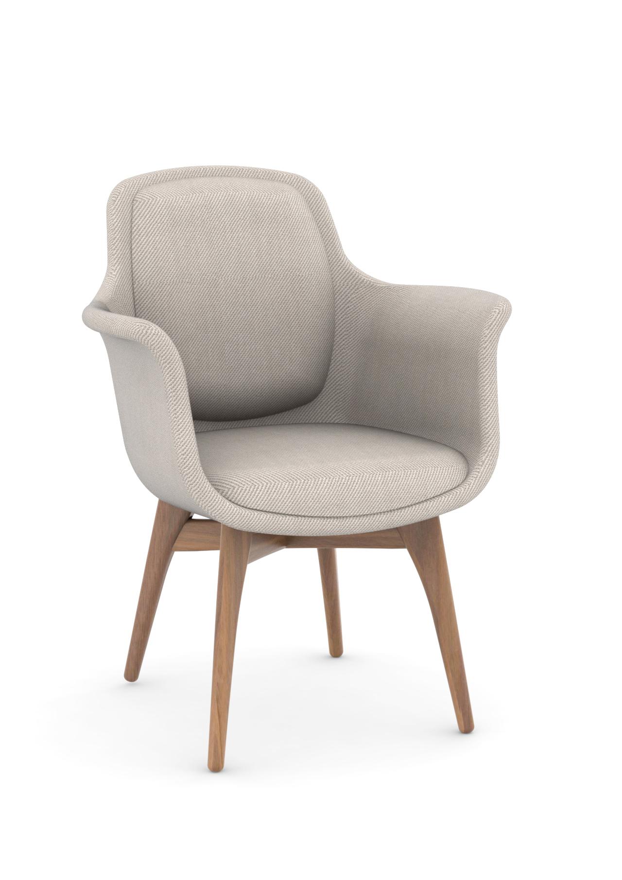 Chidden is designed by Sjoerd Vroonland & Casper Vissers for Revised
Soft, smooth curves define the beautiful shape of the Chidden Collection. Chidden offers uncompromising comfort with its subtle, integrated armrest and optional padded back