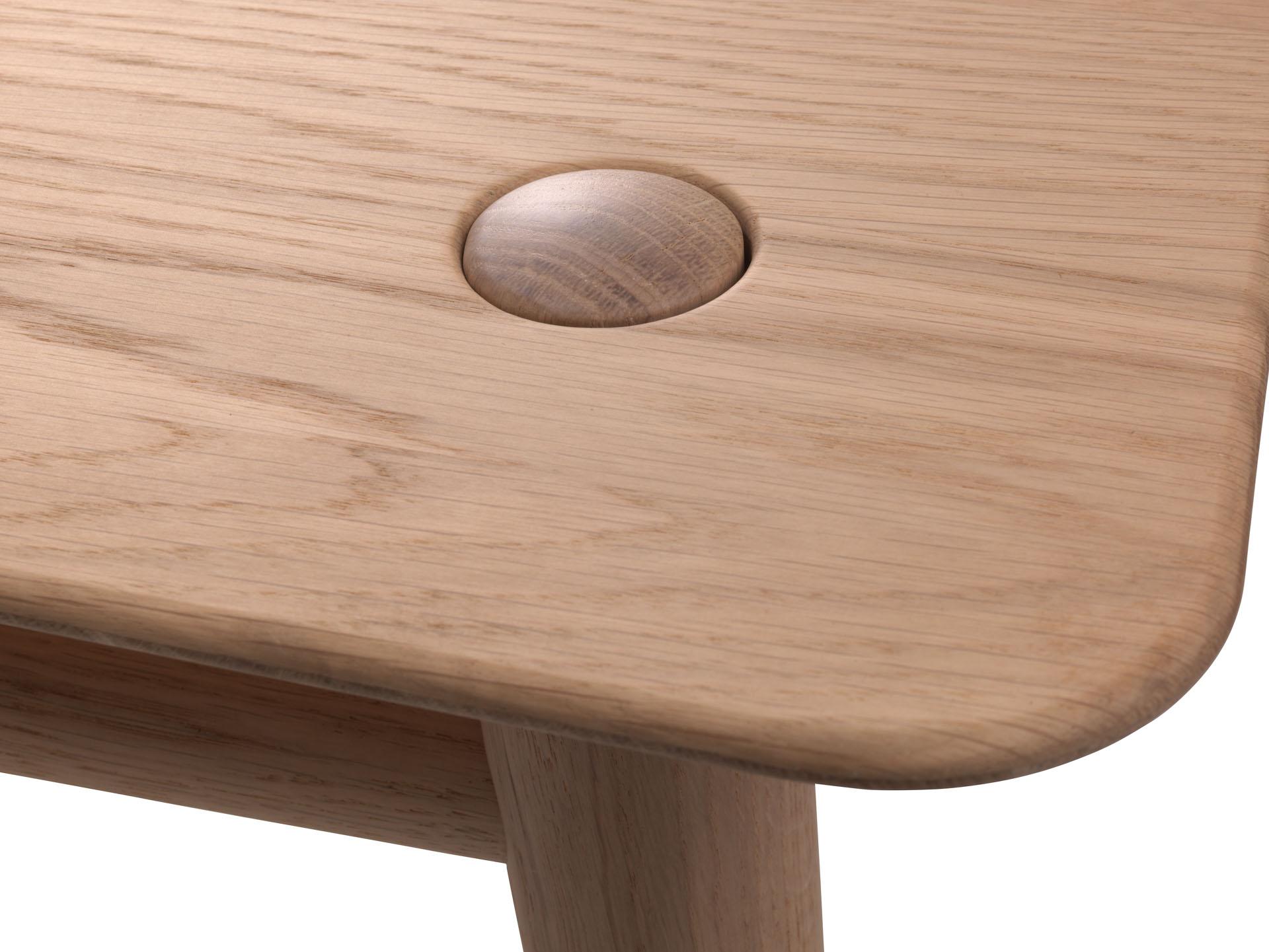 Néerlandais Oak Oak - table basse en chêne massif - rectangle 120x60cm en vente