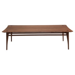Revised Chilgrove - solid walnut coffee table - rectangle 160x80cm