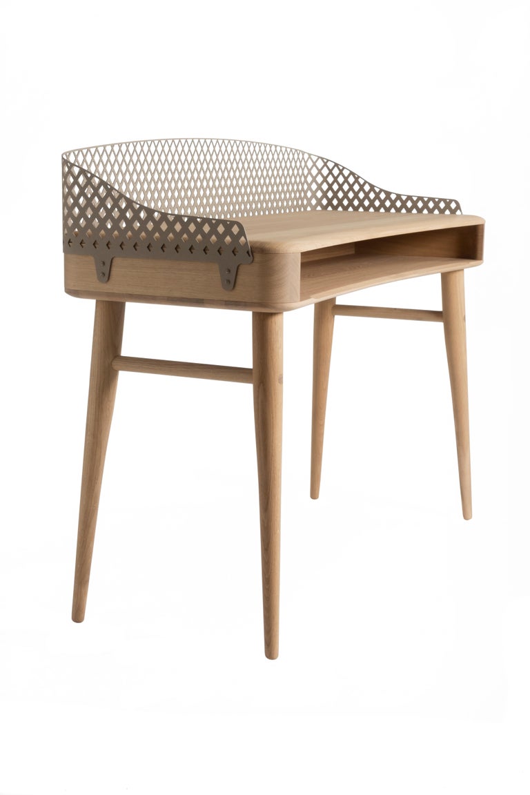 Revised edburton solid oak desk for sale at 1stdibs