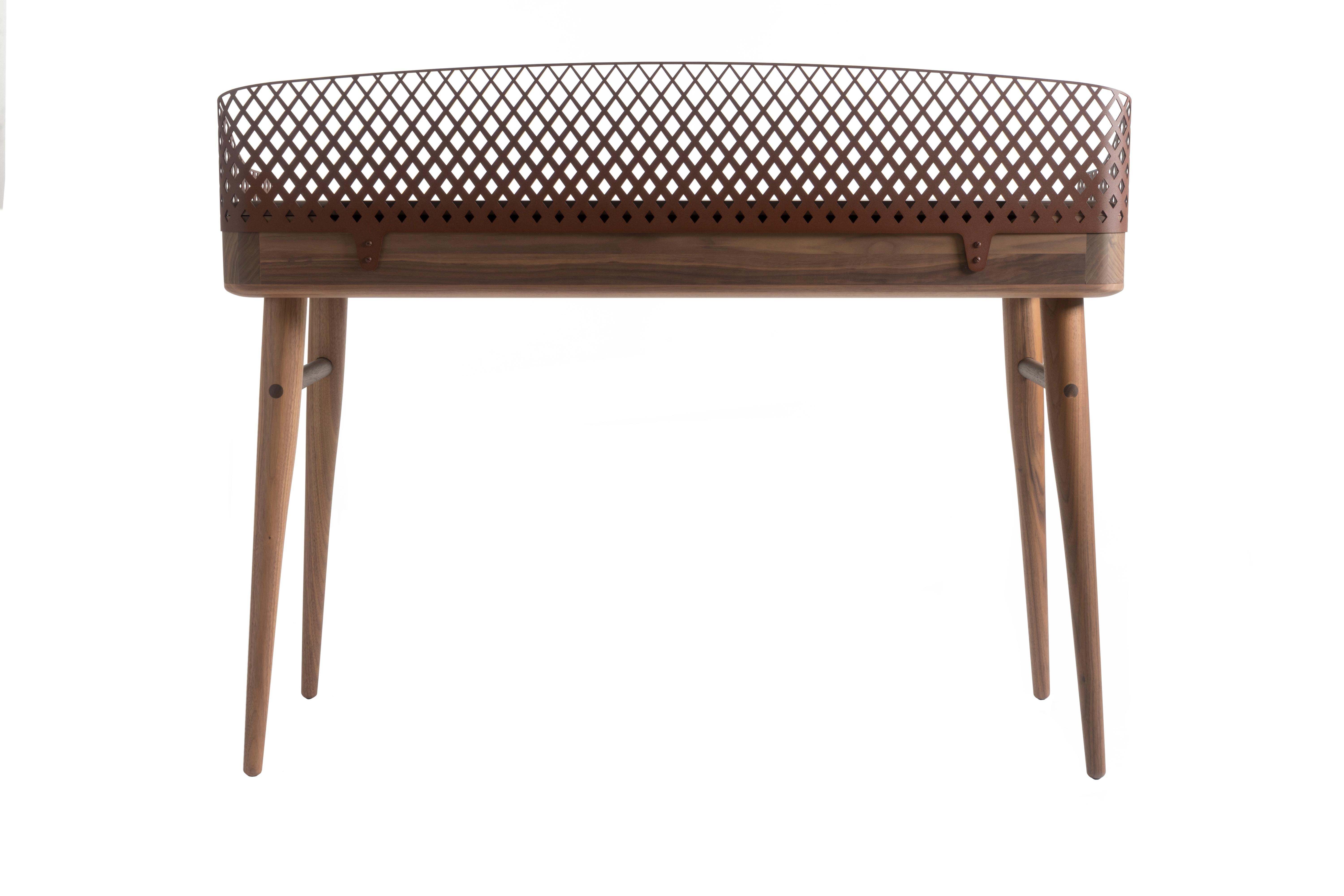 Scandinavian Modern Revised Edburton – solid walnut desk For Sale