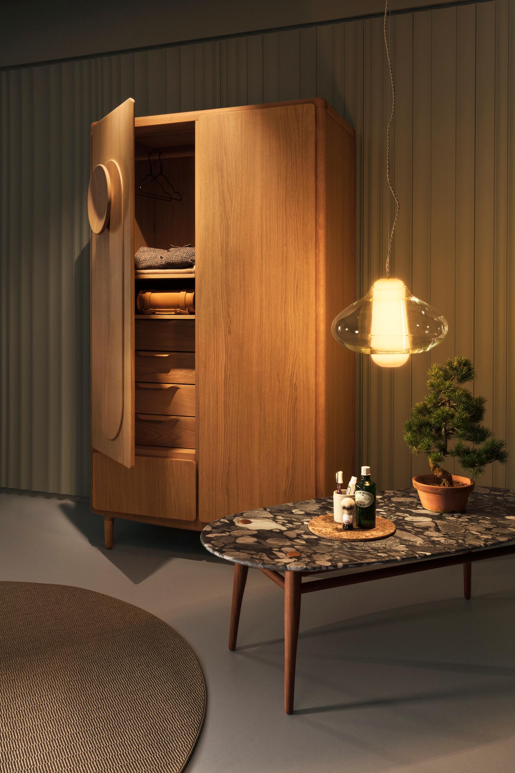 Falmer is designed by Sjoerd Vroonland & Casper Vissers for Revised
Most of the bedrooms and hallways these days have a built-in cupboard from wall to wall. Definitely economic and functional. But where is the charm of the bedrooms we saw many years