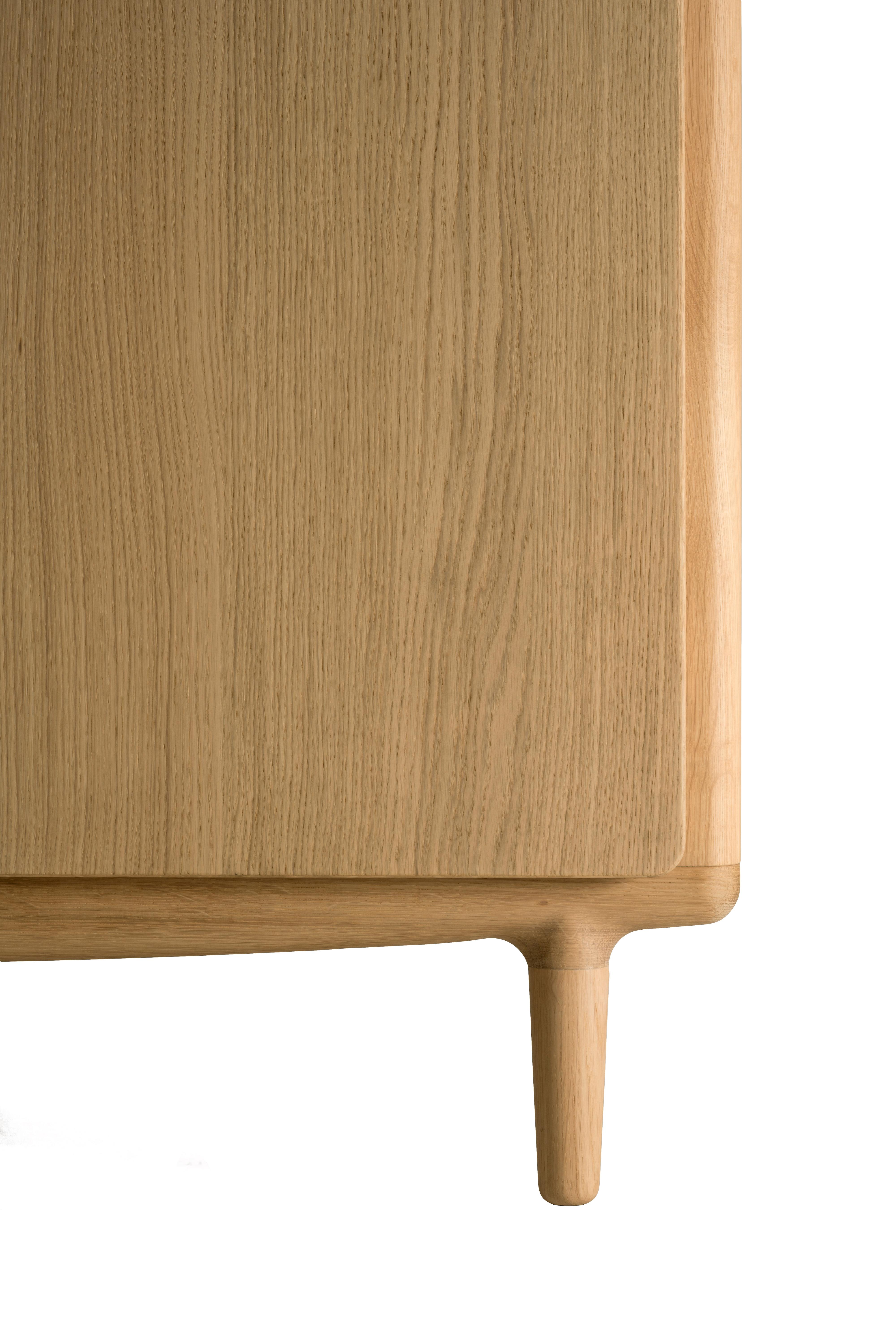 Contemporary Revised Falmer His - solid oak cupboard For Sale