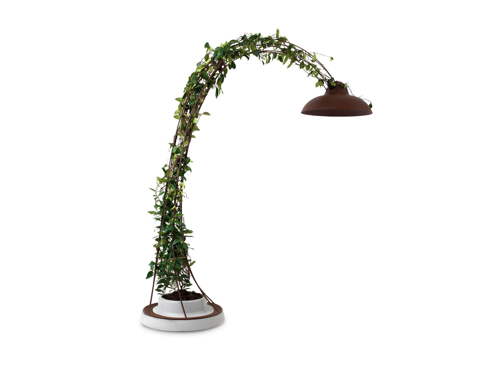 floor lamp planter