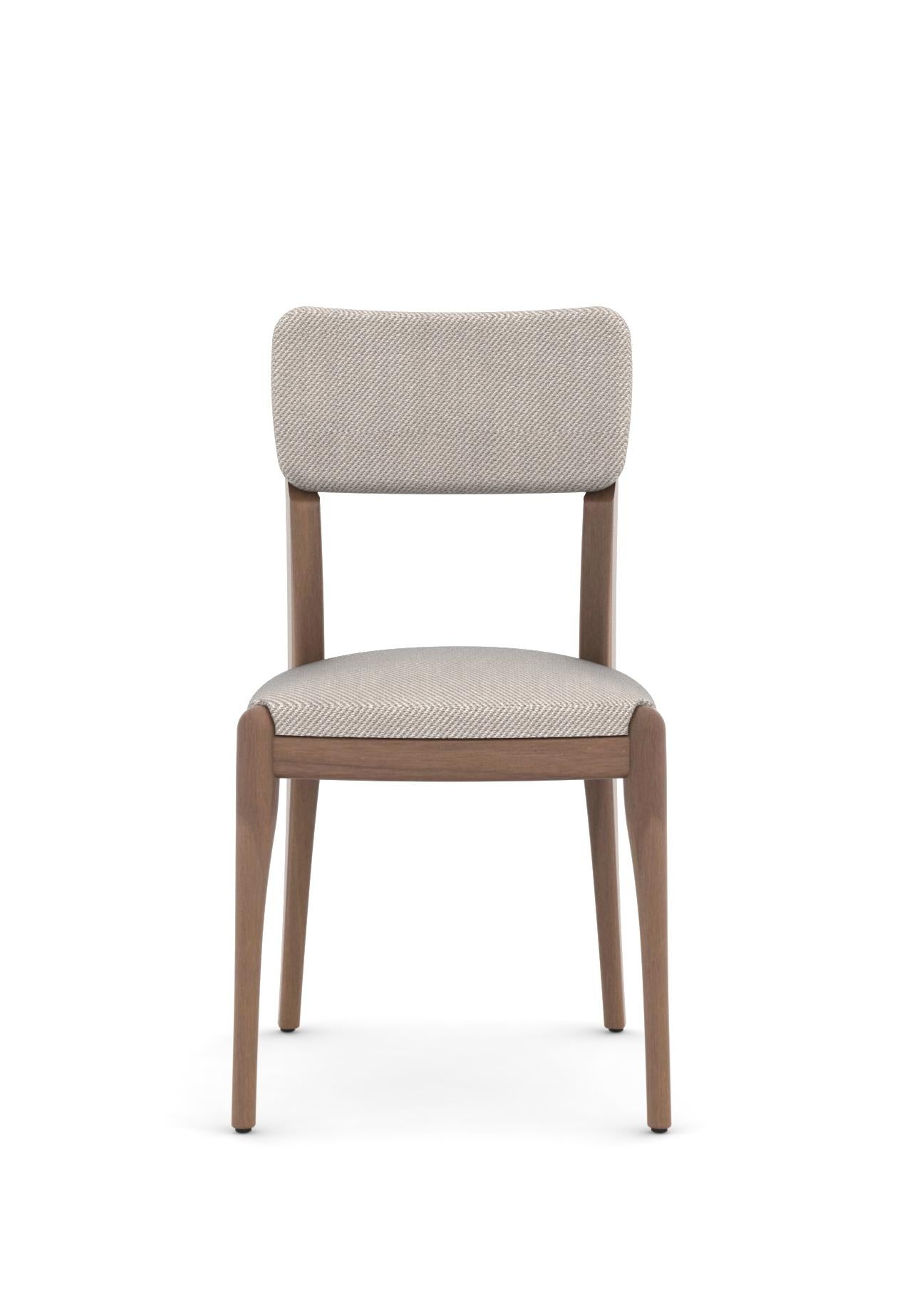 Scandinavian Modern Revised Finchdean – solid walnut dining chair
