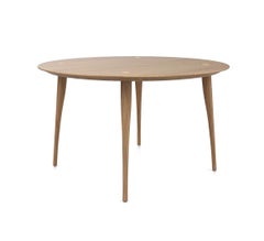 Revised Lewes – solid oak dining table - round 130cm