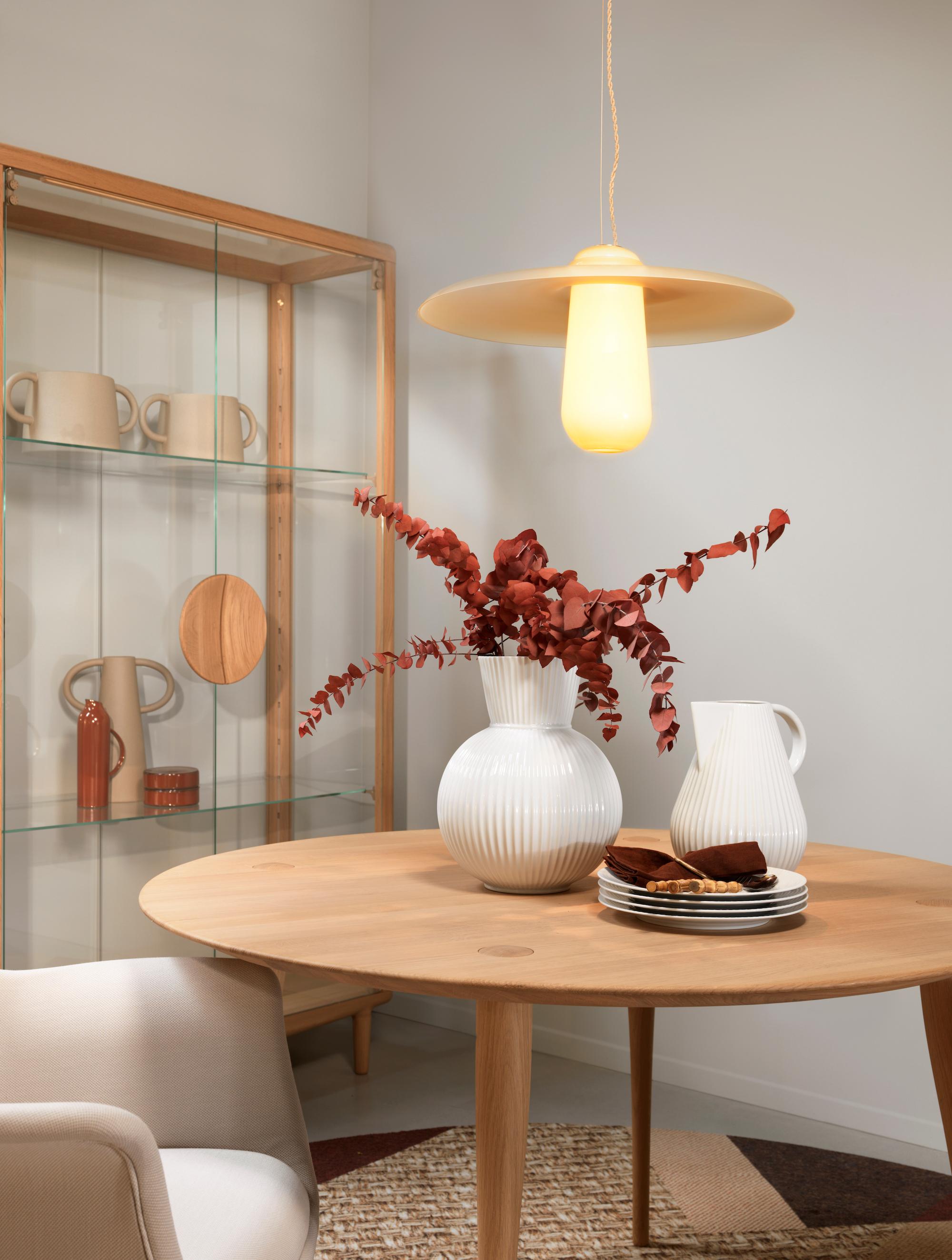 Néerlandais Oak Lewes - table de salle à manger en chêne massif - ronde 130cm en vente