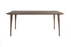 Revised Lewes - solid walnut dining table - rectangle 180x95cm