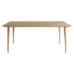 Revised Lewes Rectangle240 – solid oak dining table