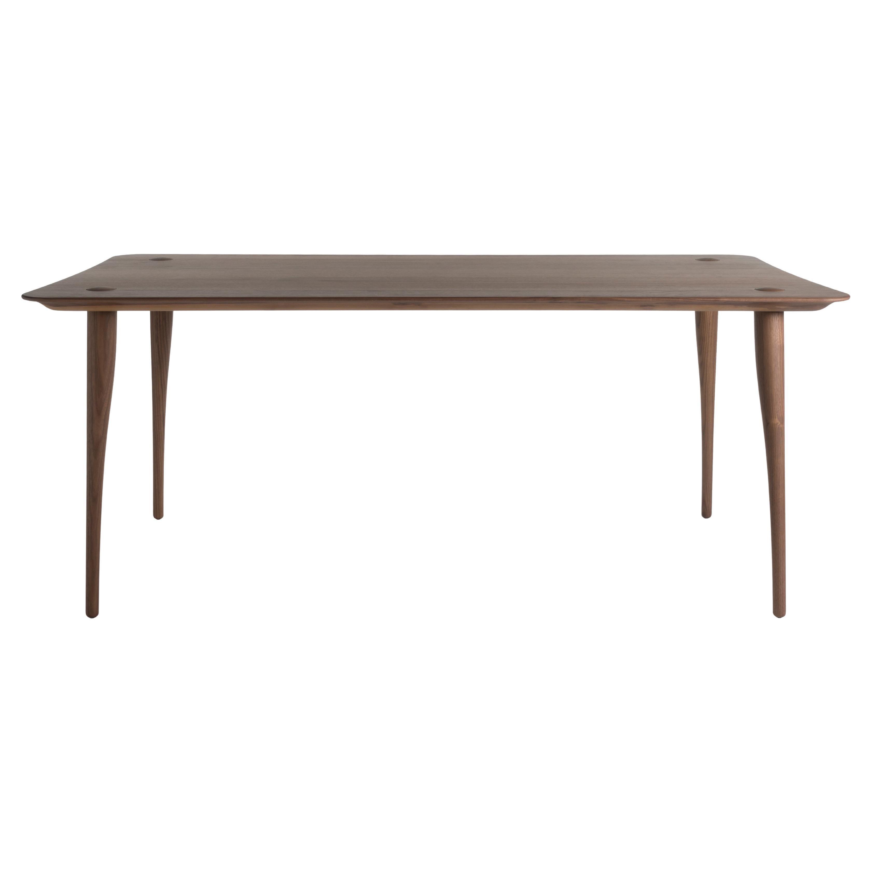 Revised Lewes - solid walnut dining table - rectangle 240x95cm