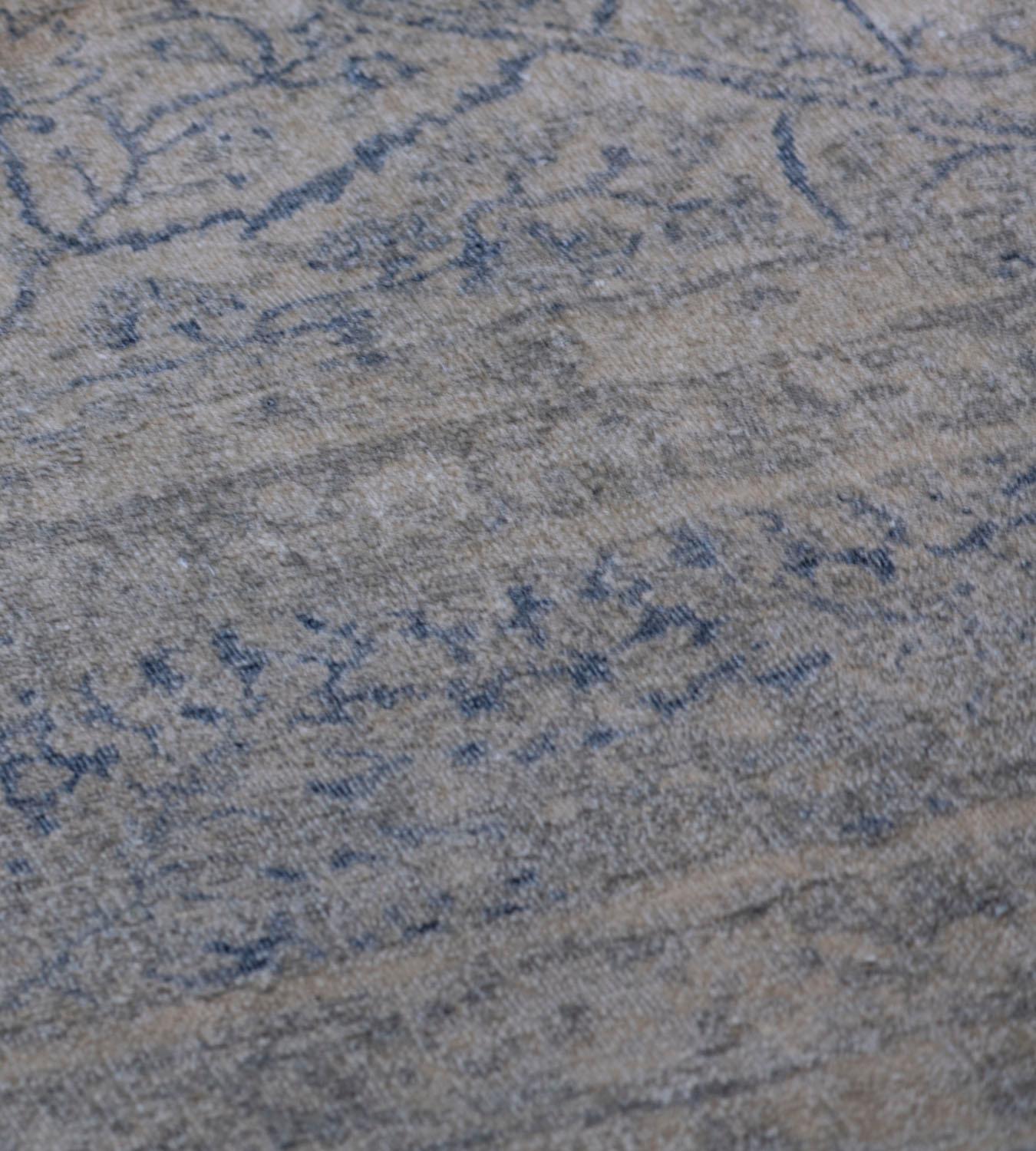 Handgewebter Seidenteppich im Kirman-Stil, Neorenaissance (Afghanisch) im Angebot
