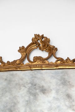Revival Rococo Giltwood Mirror
