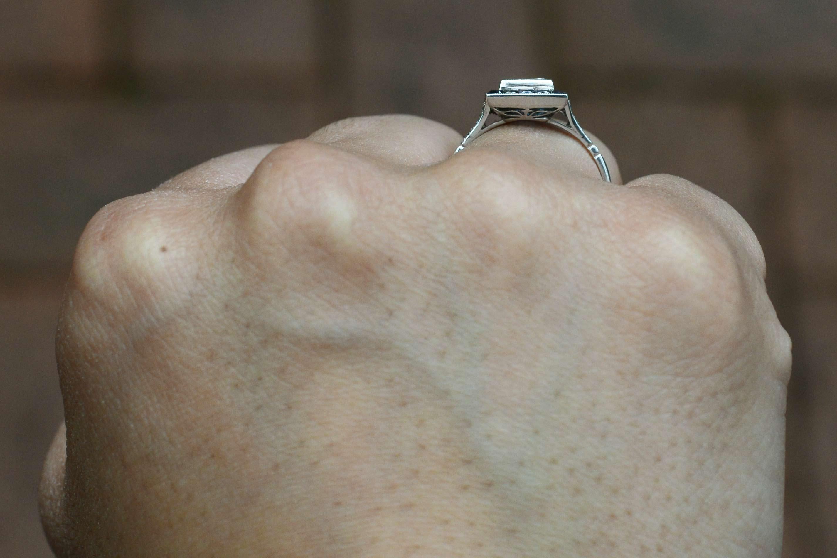 2 carat princess-cut diamond ring tiffany