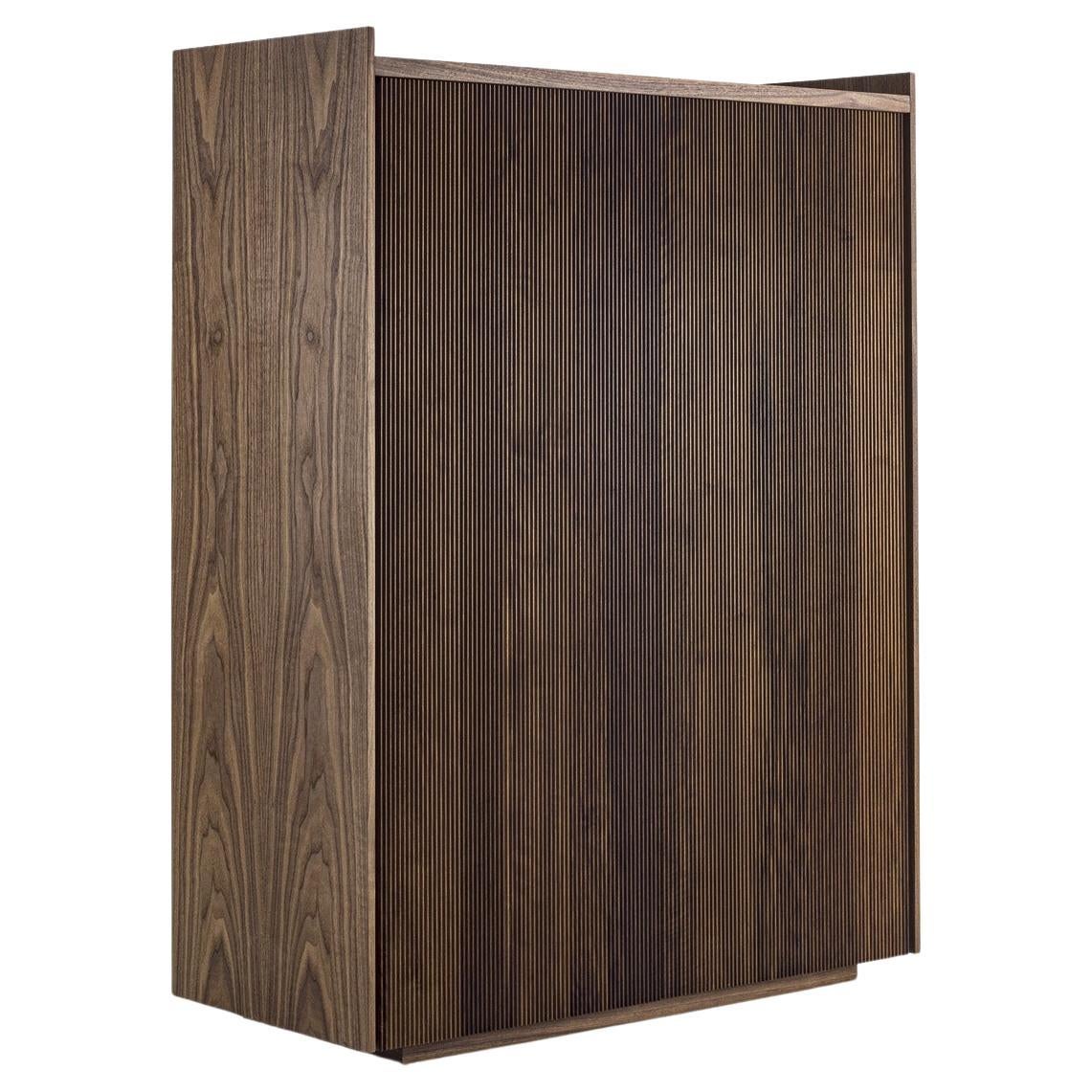 Revo Wood Highboard, Designed by Giuliano & Gabriele Cappelletti, Made in Italy For Sale