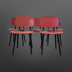 Esszimmerstühle „Revolt“ von Friso Kramer für Ahrend, Niederlande 1960er Jahre