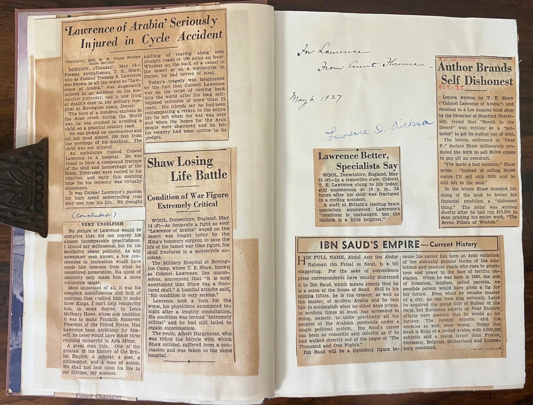Revolt in the Desert by T.E. Lawrence 1st English and American Editions, 2 Books For Sale 11