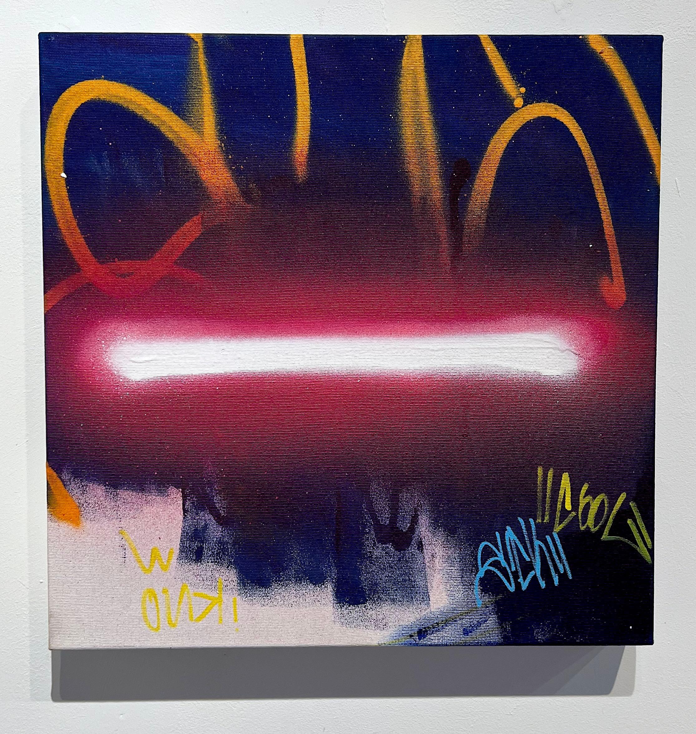 Iron man popart figurativo pintura en spray acrílico street art pop contemporáneo - Painting Arte pop de Revolue