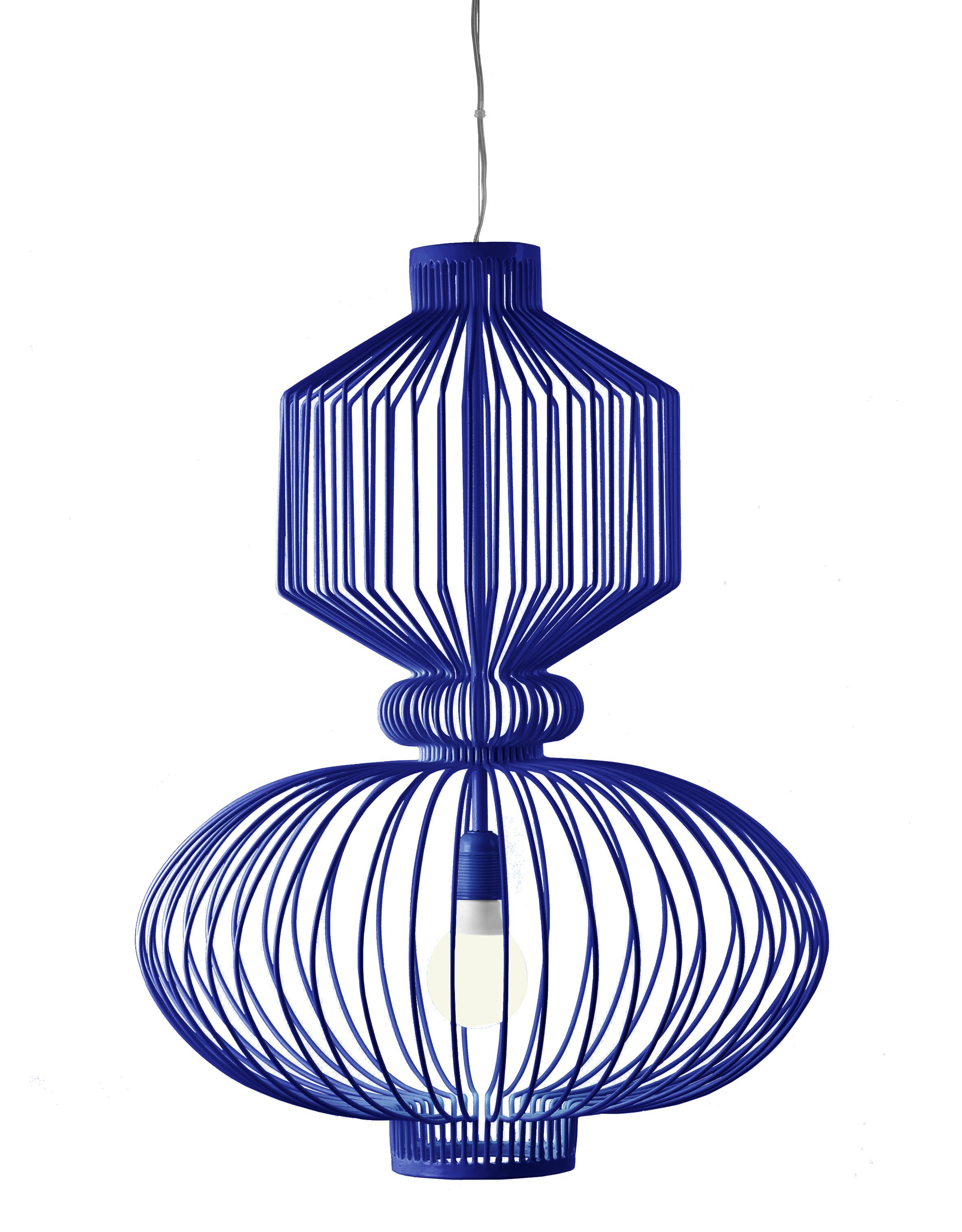 Contemporary Art Deco - Industrial Yellow Pendant Revolution Suspension Lamp For Sale