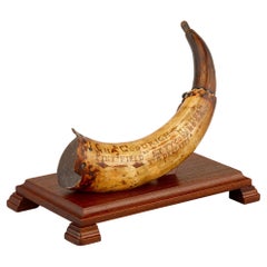 Antique Revolutionary War Powder Horn