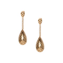 Revolve Rose Gold Ohrringe mit Diamanten, Double Face Model