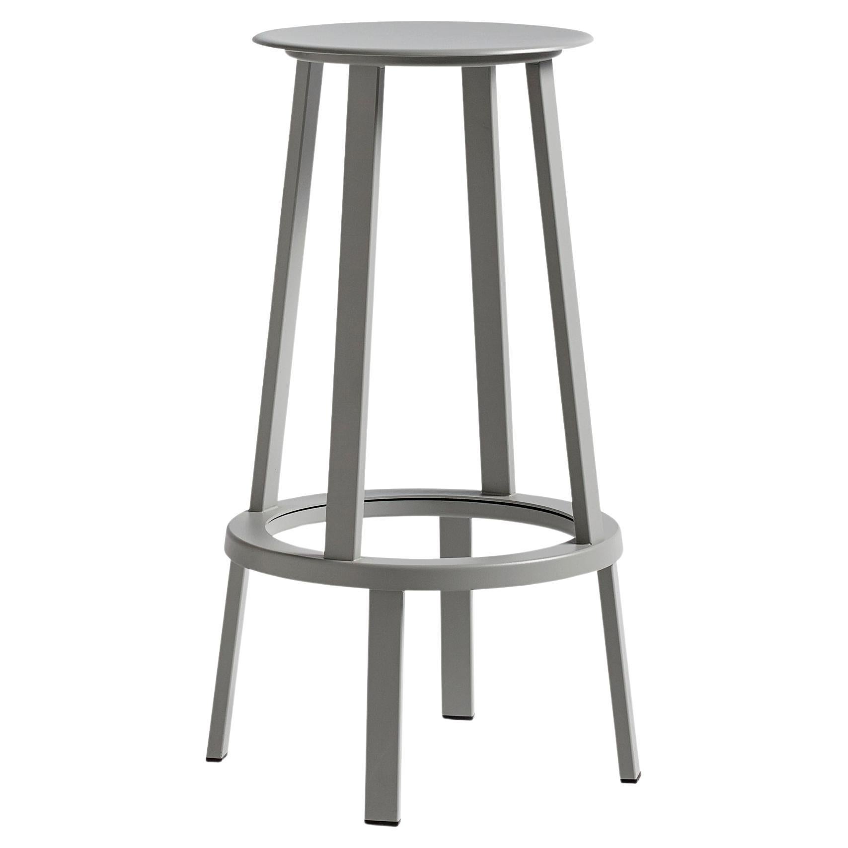 Revolver Bar Stool, Rotatable High, Sky Grey, by Leon Ransmeier for Hay For Sale