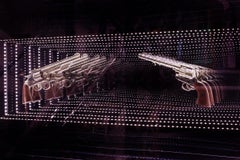 Revolver Double Infiny Wall Decoration Mirror with Led Lights