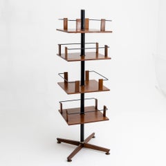 Revolving Bookcase, Attr. to Ico Parisi, Italy 1950s