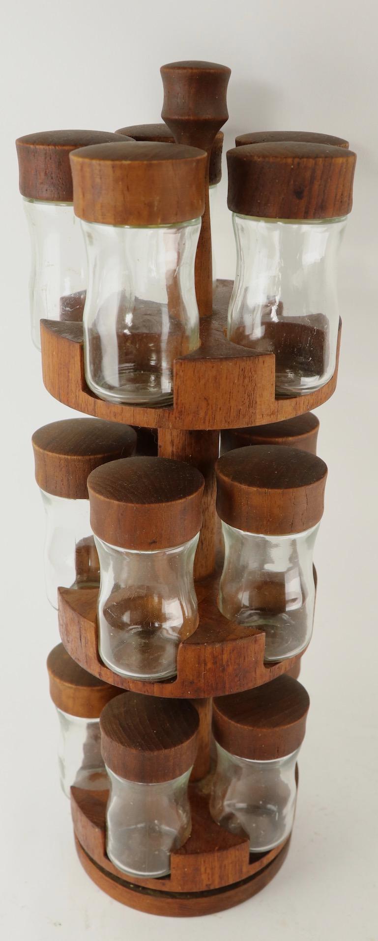 20th Century Revolving Danish Spice Rack by Digsmed